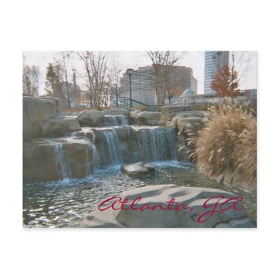 Centennial Park, Atlanta, GA Post Card by JohnnaCrider