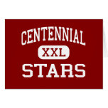 Centennial - Stars - High School - Columbus Ohio Greeting Card
