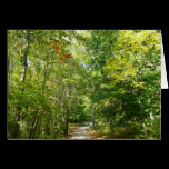 Centennial Wooded Path Nature Photography Card