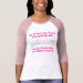Ladies 3/4 Sleeve Raglan (Fitted)