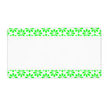 Center Band - Art Deco Pattern Personalized Shipping Labels