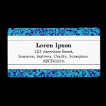 Center Band II - Blue Impressionism labels
