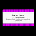 Center Band II - Purple Satin labels