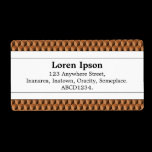 Center Band II - Wooden Block Pattern labels