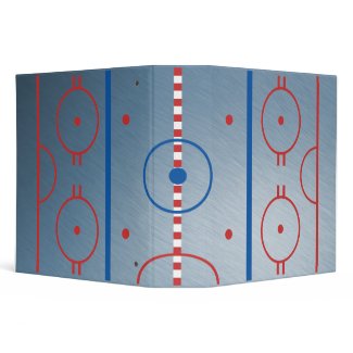 Center Ice Hockey Arena Binder binder