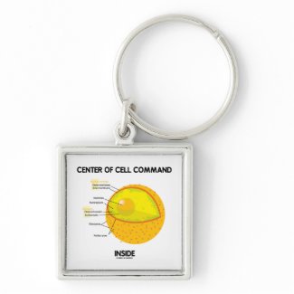 Center Of Cell Command Inside (Nucleus) keychain