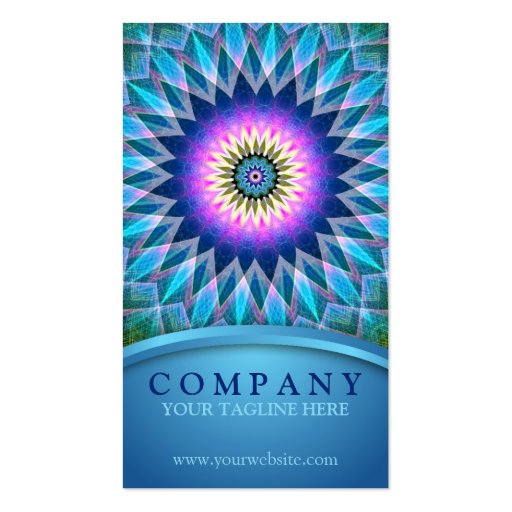 Center Point Mandala Business Cards (front side)
