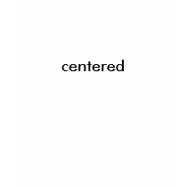 "centered" baby doll tee t-shirts