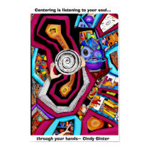 Centering posters