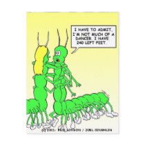 Centipede Dancing Funny Tees, Gifts & Collectibles postcards