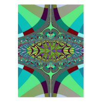 Centipede Ovals Fractal Business Cards