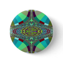 Centipede Ovals Fractal Button