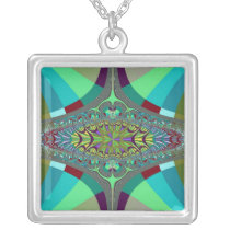 Centipede Ovals Fractal Custom Necklace