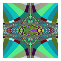 Centipede Ovals Fractal Print