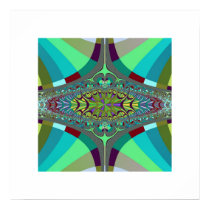 Centipede Ovals Fractal Posters