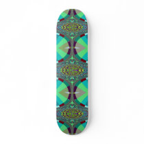 Centipede Ovals Fractal Skate Board Deck