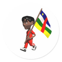 Central African Boy stickers