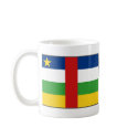 Central African Rep Flag and Map Mug by FlagAndMap Central African Rep Flag and Map Mug