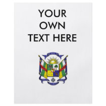 Central African Republic Coat of Arms Flyer Design