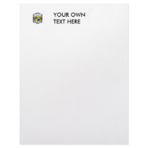 Central African Republic Coat of Arms Letterhead Design