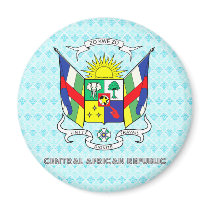 Central African Republic Coat of Arms magnets
