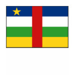 Centrafrique Flag Map Spaghetti Top