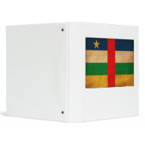 Central African Republic Flag 3 Ring Binder