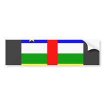 Central African Republic Flag bumper stickers