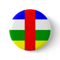 Central African Republic Flag buttons by coolcountry Central African Republic Flag buttons