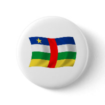 Central African Republic Flag Button by LivingFlags2 Central African Republic Flag Button