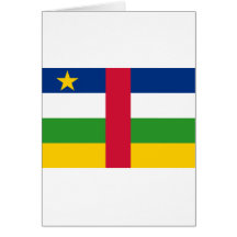 Central African Republic Flag CF Card
