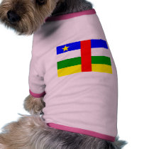 Central African Republic Flag pet clothing by coolcountry Central African Republic Flag pet clothing