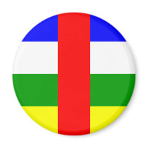 Central African Republic Flag magnets by coolcountry Central African Republic Flag magnets