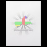 Central African Republic Flag Map 2.0 Customized Letterhead