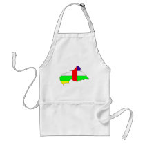 Central African Republic flag map aprons