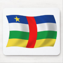 Central African Republic Flag Mousepad