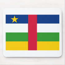 Central African Republic Flag mousepads
