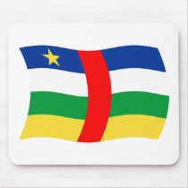 Central African Republic Flag Mousepad