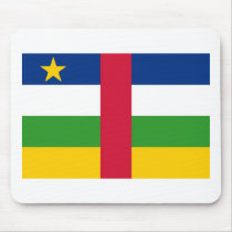 Central African Republic Flag mousepads