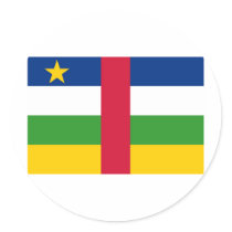 Central African Republic Flag stickers