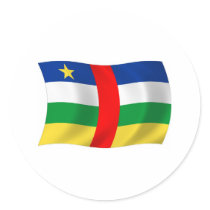 Central African Republic Flag Sticker