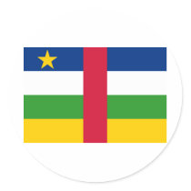 Central African Republic Flag stickers