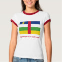 Central African Republic Flag with Name in French shirt