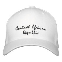 Central African Republic hat embroidered hats by AFRICANKOKO Central African Republic hat embroidered hats