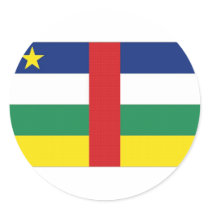 Central African Republic National Flag stickers