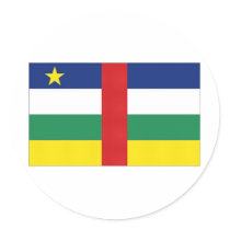 Central African Republic National Flag stickers
