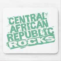 Central African Republic Rocks mousepads