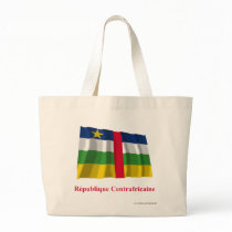 Central African Republic Waving Flag French Name bags by Vexillophile Central African Republic Waving Flag French Name bags