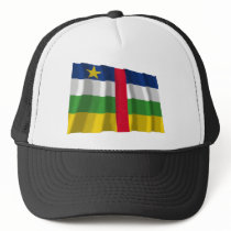 Central African Republic Waving Flag hats
