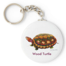 Central American Wood Turtle Keychains